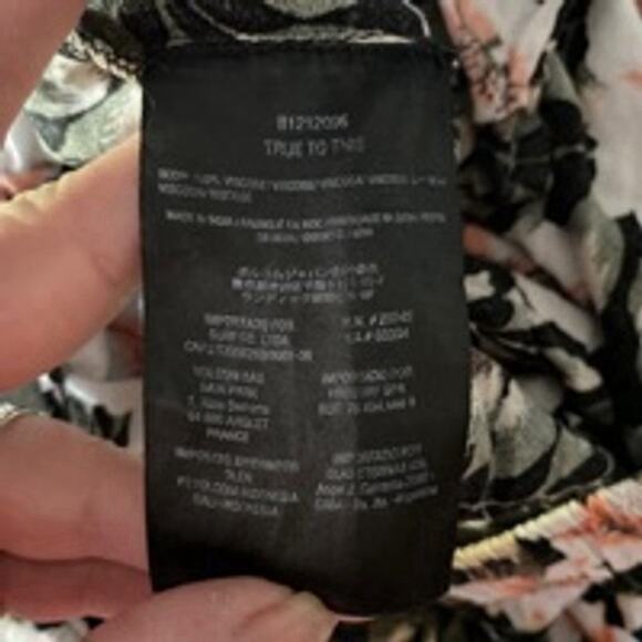 Vacationcore Retro Tropical Floral Wide-Leg Pants Volcom Women’s Small - Picture 4 of 6